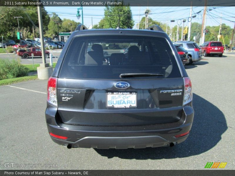 Dark Gray Metallic / Platinum 2011 Subaru Forester 2.5 X Premium