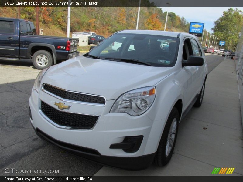 Summit White / Jet Black 2015 Chevrolet Equinox LS