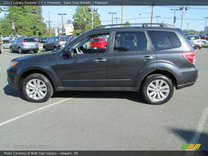 Dark Gray Metallic / Platinum 2011 Subaru Forester 2.5 X Premium
