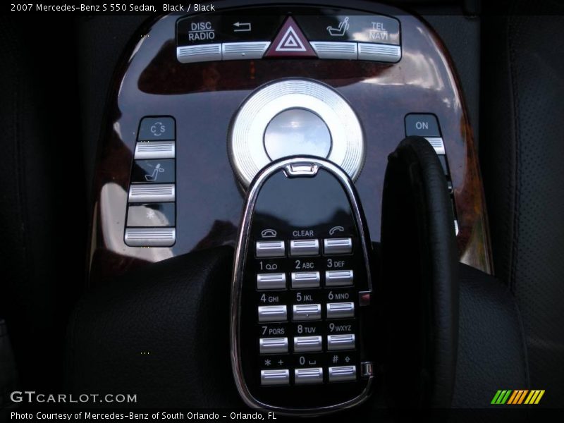 Black / Black 2007 Mercedes-Benz S 550 Sedan