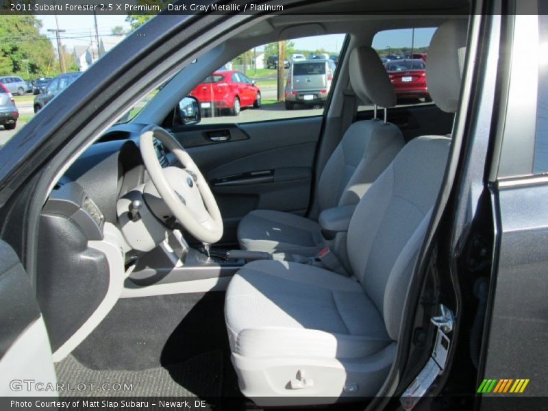 Dark Gray Metallic / Platinum 2011 Subaru Forester 2.5 X Premium