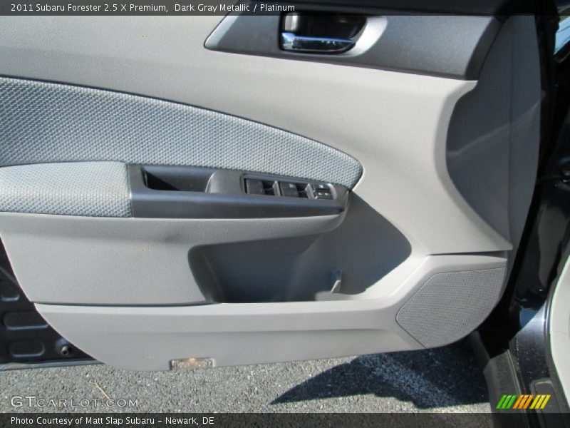 Dark Gray Metallic / Platinum 2011 Subaru Forester 2.5 X Premium
