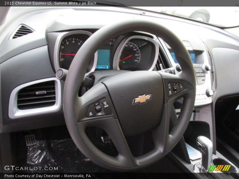 Summit White / Jet Black 2015 Chevrolet Equinox LS