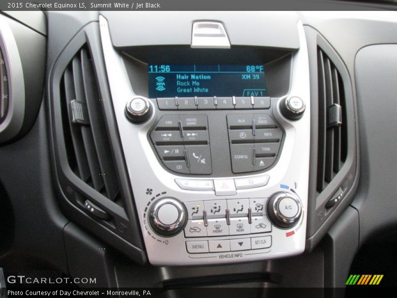 Summit White / Jet Black 2015 Chevrolet Equinox LS