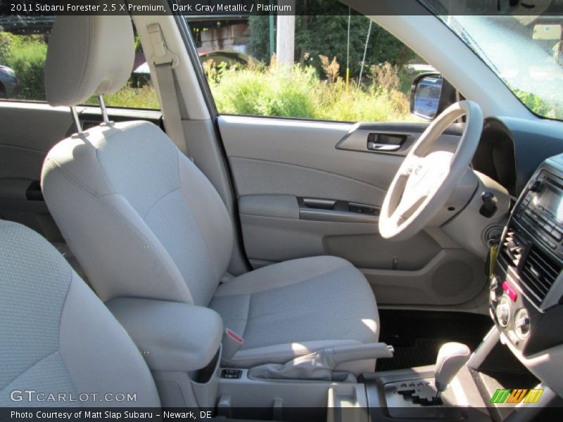 Dark Gray Metallic / Platinum 2011 Subaru Forester 2.5 X Premium