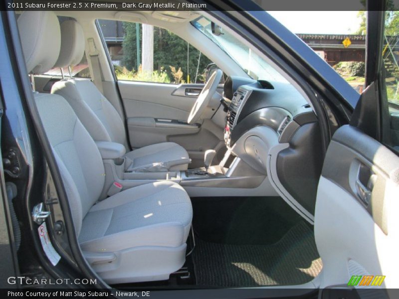Dark Gray Metallic / Platinum 2011 Subaru Forester 2.5 X Premium