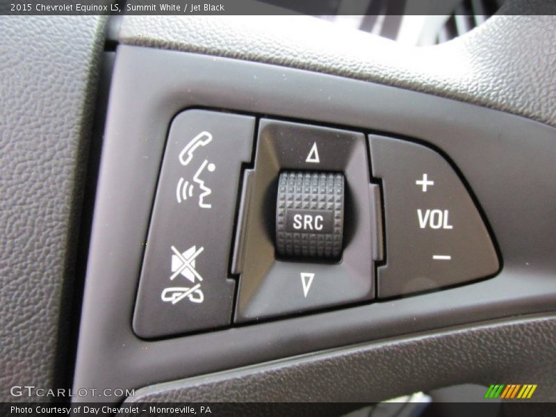 Summit White / Jet Black 2015 Chevrolet Equinox LS