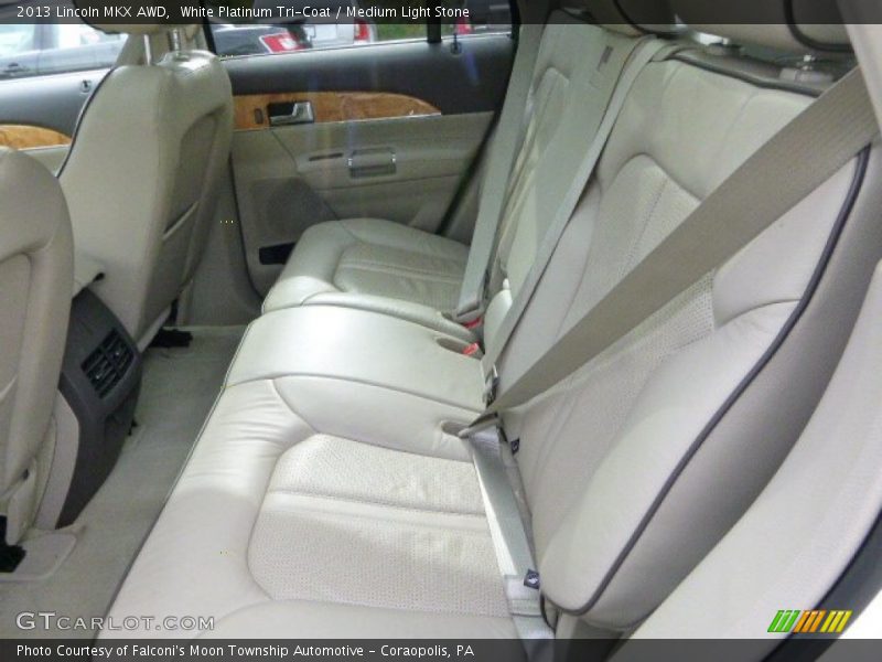 White Platinum Tri-Coat / Medium Light Stone 2013 Lincoln MKX AWD
