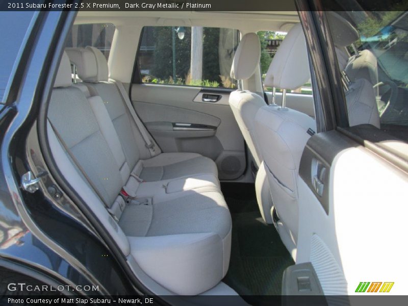 Dark Gray Metallic / Platinum 2011 Subaru Forester 2.5 X Premium