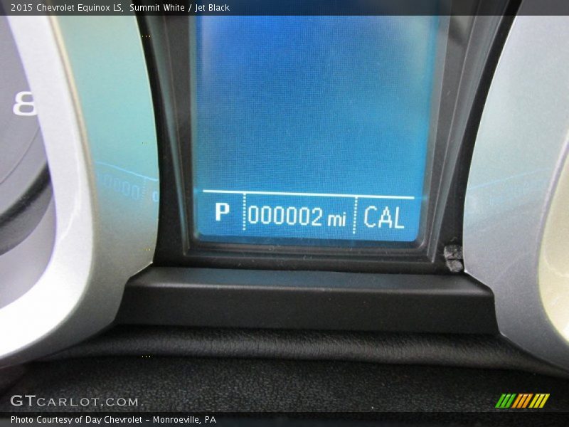 Summit White / Jet Black 2015 Chevrolet Equinox LS