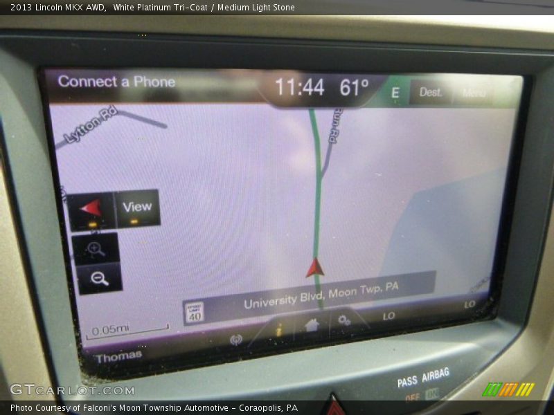 White Platinum Tri-Coat / Medium Light Stone 2013 Lincoln MKX AWD