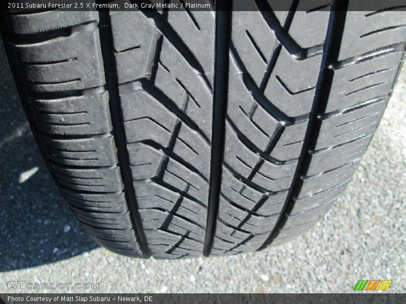 Dark Gray Metallic / Platinum 2011 Subaru Forester 2.5 X Premium