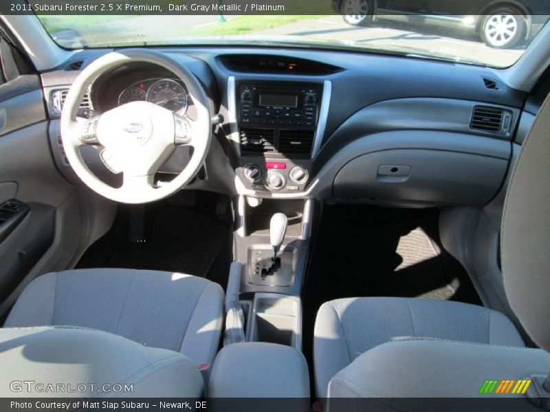 Dark Gray Metallic / Platinum 2011 Subaru Forester 2.5 X Premium