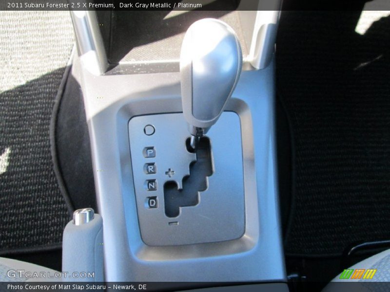 Dark Gray Metallic / Platinum 2011 Subaru Forester 2.5 X Premium