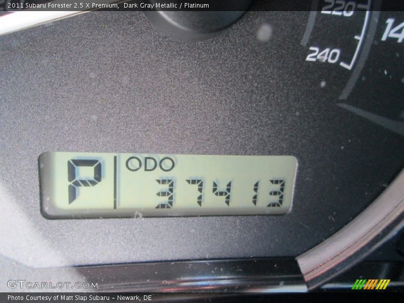 Dark Gray Metallic / Platinum 2011 Subaru Forester 2.5 X Premium