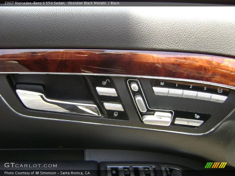 Obsidian Black Metallic / Black 2007 Mercedes-Benz S 550 Sedan