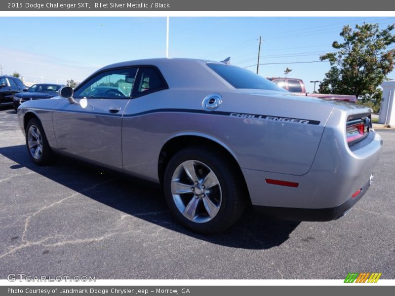 Billet Silver Metallic / Black 2015 Dodge Challenger SXT