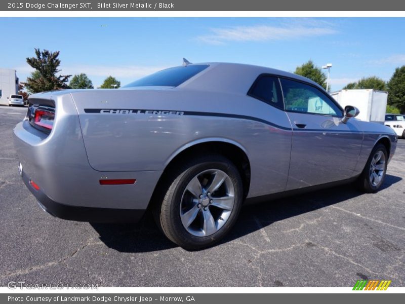 Billet Silver Metallic / Black 2015 Dodge Challenger SXT
