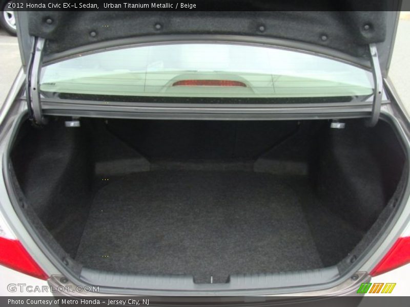 Urban Titanium Metallic / Beige 2012 Honda Civic EX-L Sedan