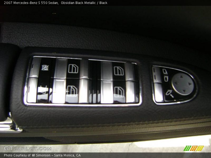 Obsidian Black Metallic / Black 2007 Mercedes-Benz S 550 Sedan