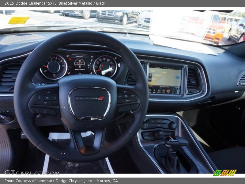 Billet Silver Metallic / Black 2015 Dodge Challenger SXT