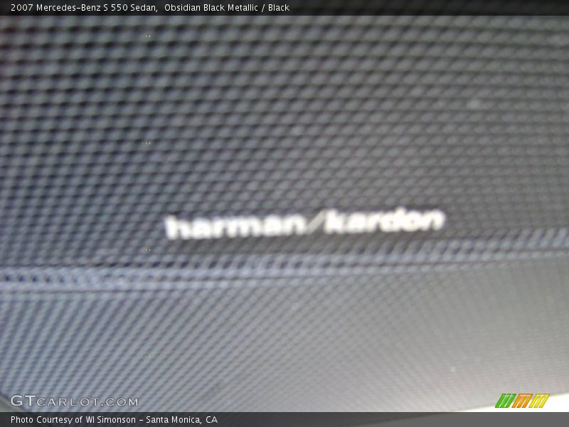 Obsidian Black Metallic / Black 2007 Mercedes-Benz S 550 Sedan