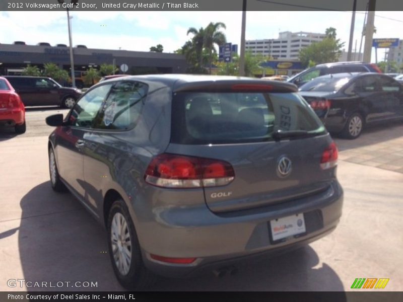 United Gray Metallic / Titan Black 2012 Volkswagen Golf 2 Door