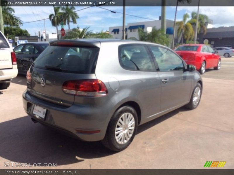 United Gray Metallic / Titan Black 2012 Volkswagen Golf 2 Door