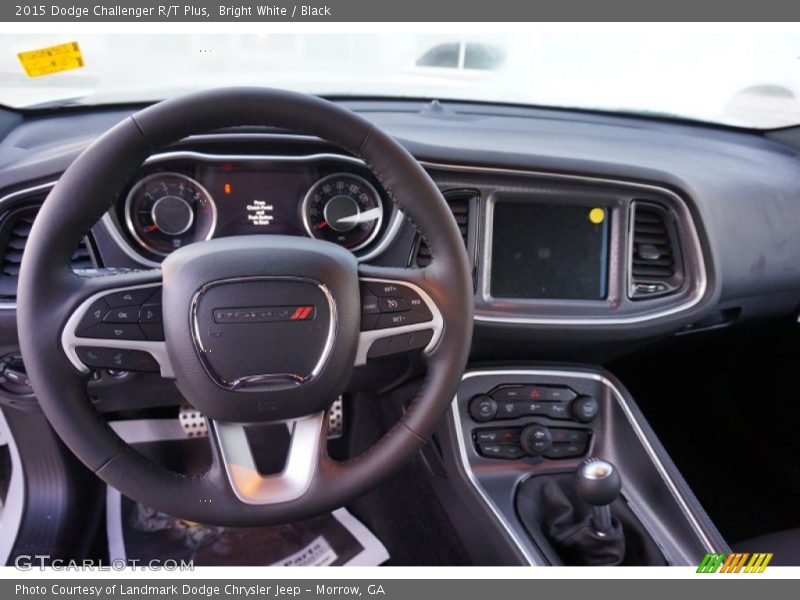 Bright White / Black 2015 Dodge Challenger R/T Plus