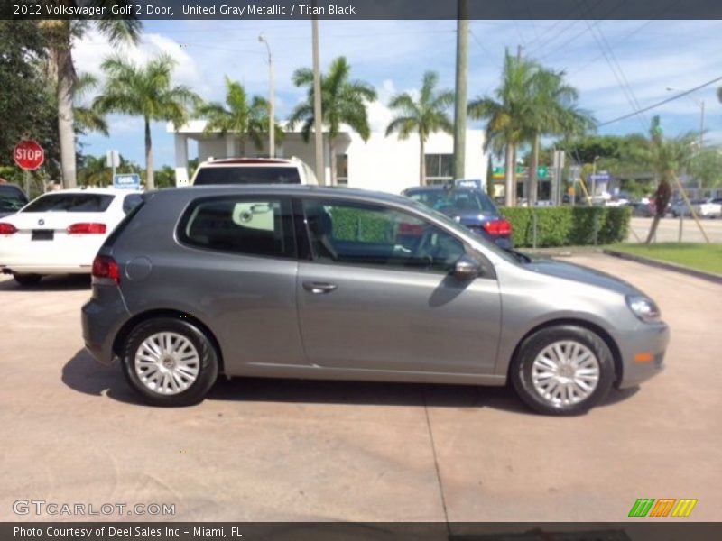 United Gray Metallic / Titan Black 2012 Volkswagen Golf 2 Door