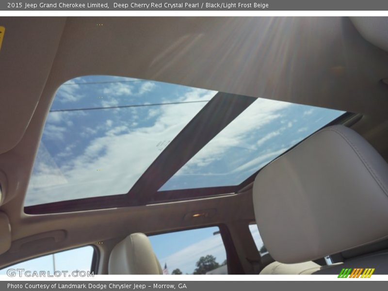 Sunroof of 2015 Grand Cherokee Limited