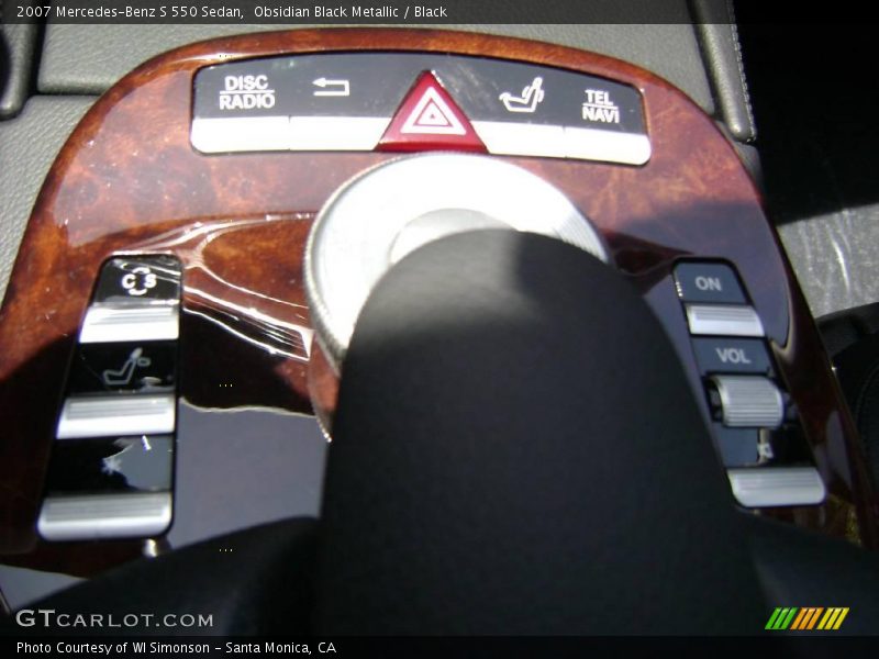 Obsidian Black Metallic / Black 2007 Mercedes-Benz S 550 Sedan