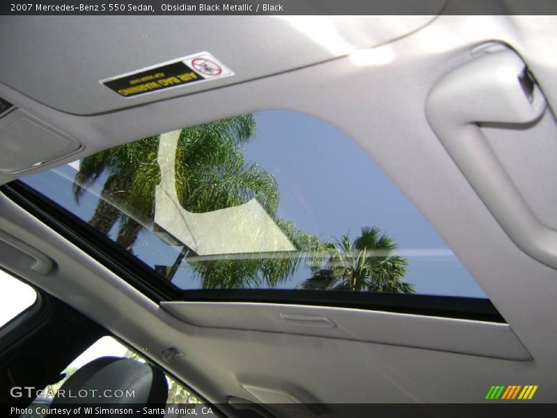 Obsidian Black Metallic / Black 2007 Mercedes-Benz S 550 Sedan