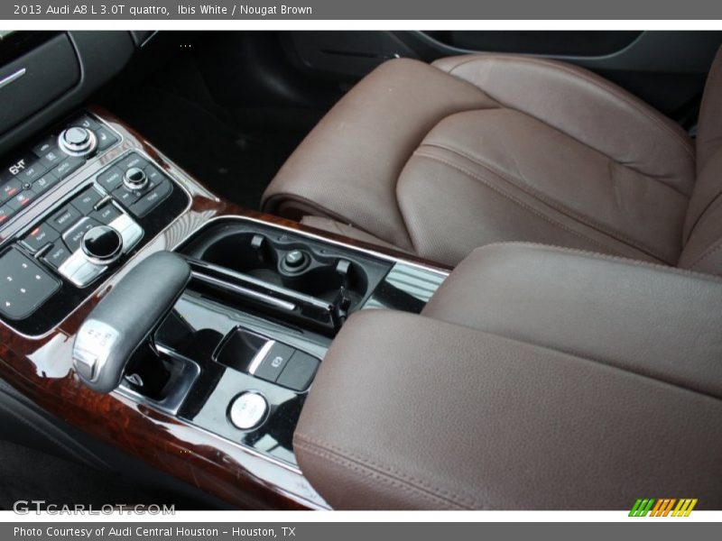 Ibis White / Nougat Brown 2013 Audi A8 L 3.0T quattro