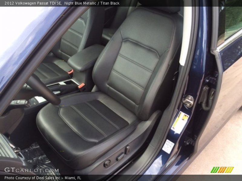 Night Blue Metallic / Titan Black 2012 Volkswagen Passat TDI SE