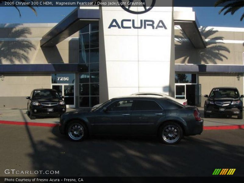 Magnesium Pearlcoat / Deep Jade/Light Graystone 2006 Chrysler 300 C HEMI