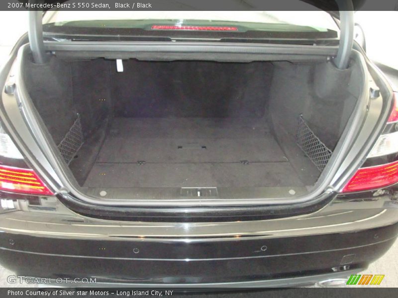 Black / Black 2007 Mercedes-Benz S 550 Sedan