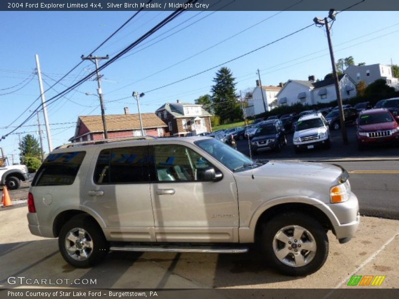Silver Birch Metallic / Midnight Grey 2004 Ford Explorer Limited 4x4
