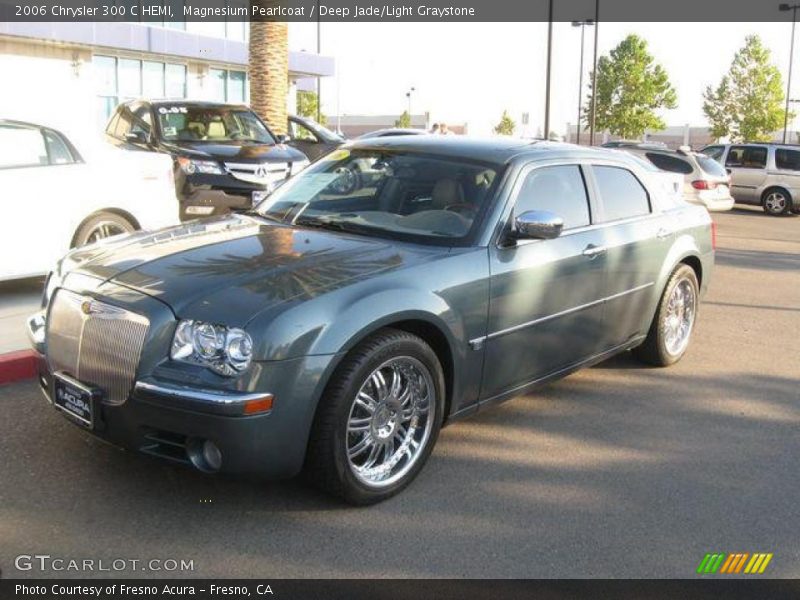 Magnesium Pearlcoat / Deep Jade/Light Graystone 2006 Chrysler 300 C HEMI