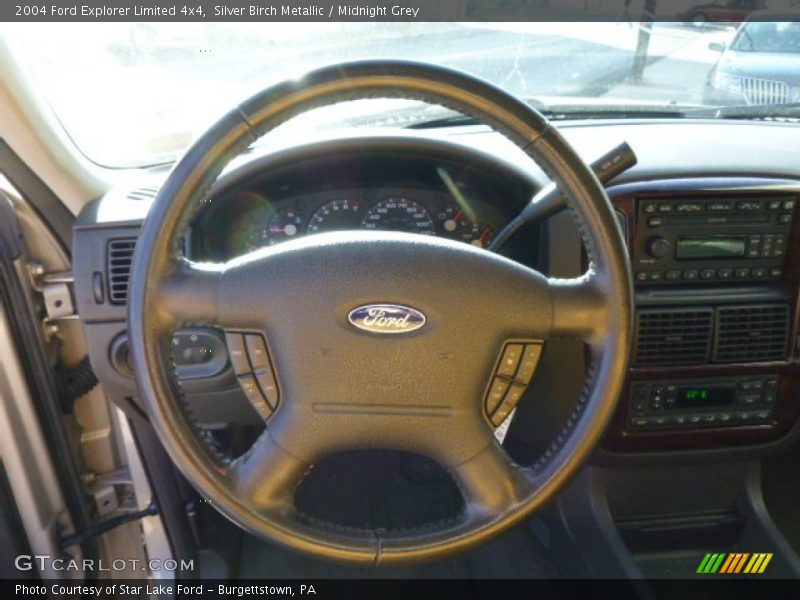 Silver Birch Metallic / Midnight Grey 2004 Ford Explorer Limited 4x4
