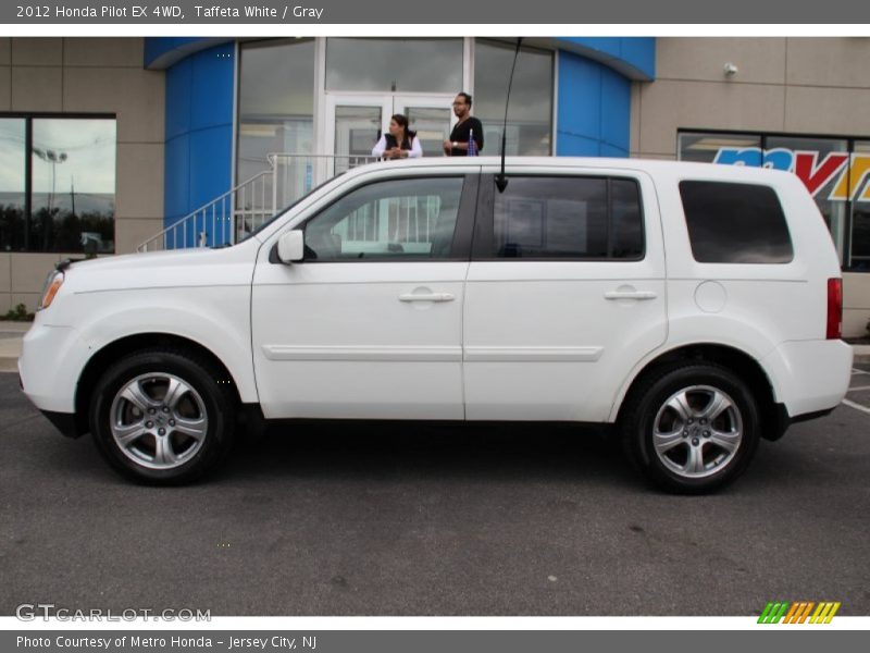 Taffeta White / Gray 2012 Honda Pilot EX 4WD
