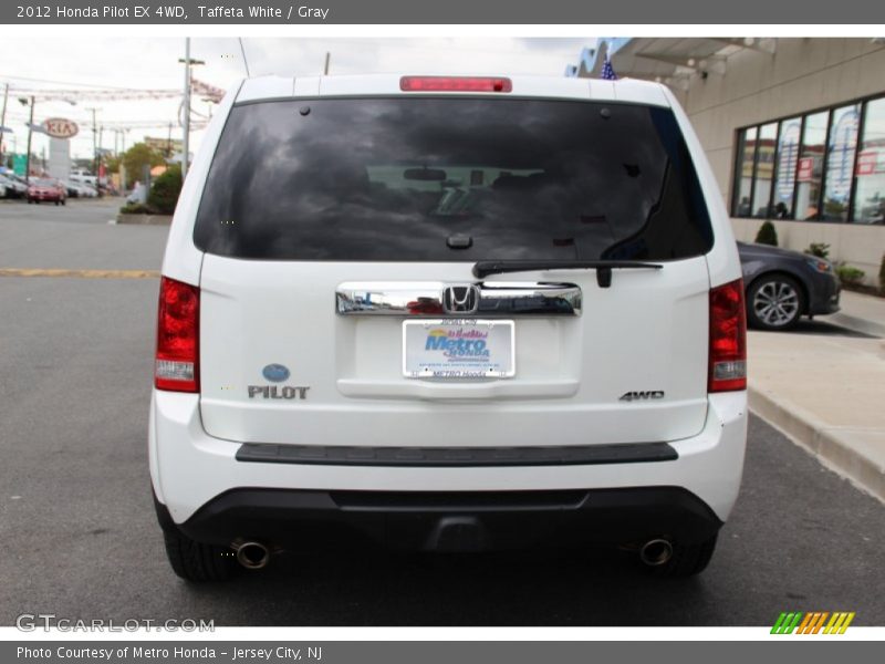 Taffeta White / Gray 2012 Honda Pilot EX 4WD
