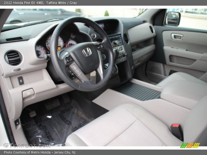 Taffeta White / Gray 2012 Honda Pilot EX 4WD