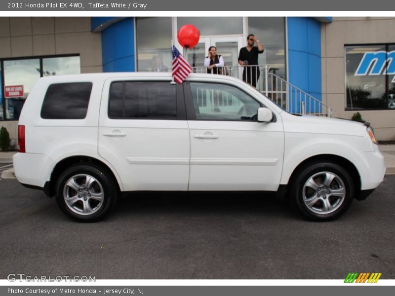 Taffeta White / Gray 2012 Honda Pilot EX 4WD