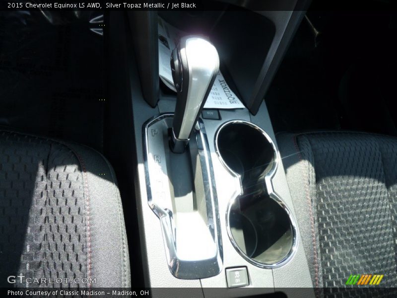 Silver Topaz Metallic / Jet Black 2015 Chevrolet Equinox LS AWD