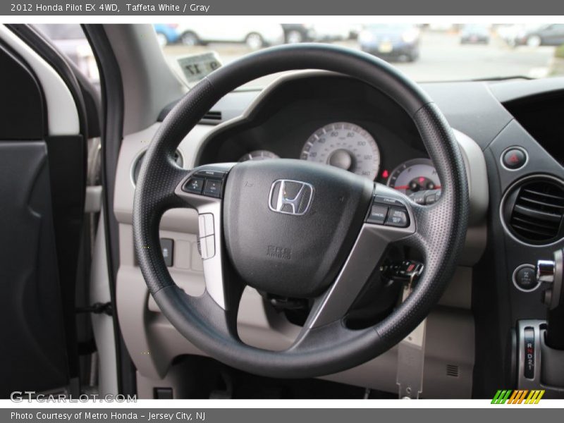 Taffeta White / Gray 2012 Honda Pilot EX 4WD