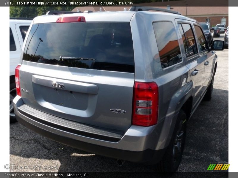 Billet Silver Metallic / Dark Slate Gray 2015 Jeep Patriot High Altitude 4x4