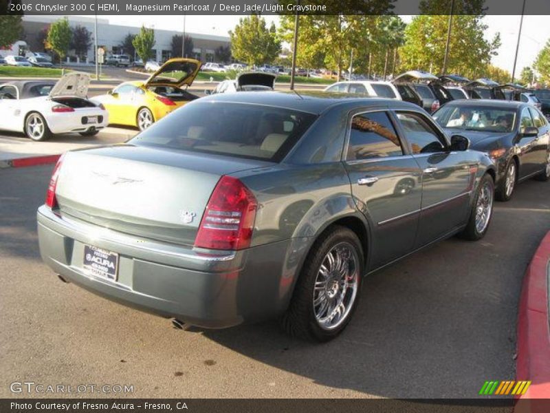 Magnesium Pearlcoat / Deep Jade/Light Graystone 2006 Chrysler 300 C HEMI