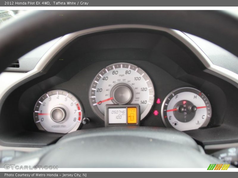 Taffeta White / Gray 2012 Honda Pilot EX 4WD