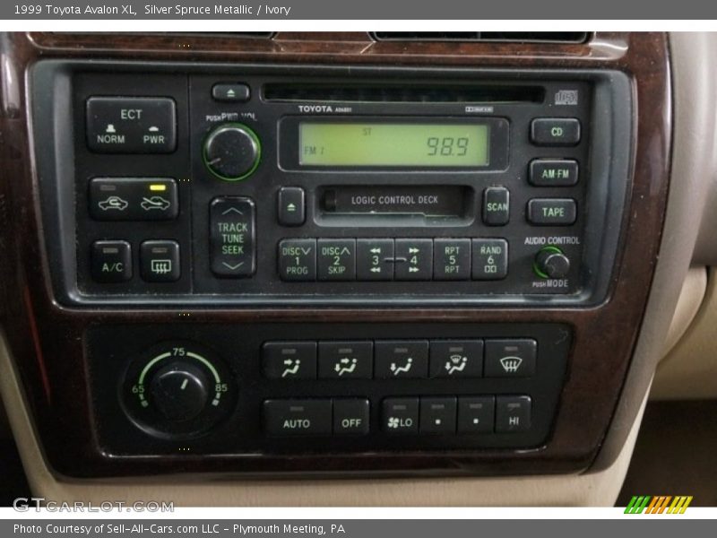 Controls of 1999 Avalon XL